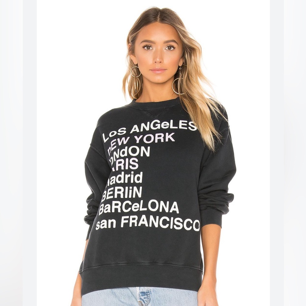Anine Bing City Love Sweatshirt - size small